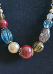 Rescued & Remade Chunky Mixed Bead Statement Necklace
