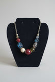 Rescued & Remade Chunky Mixed Bead Statement Necklace