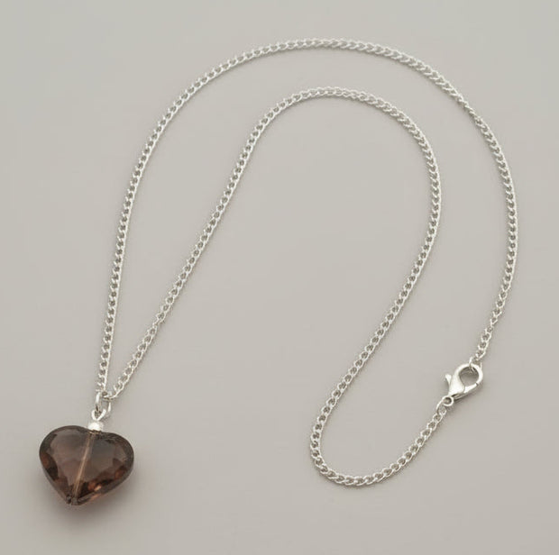 Brown Heart Necklace
