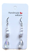 Sterling Silver Pearl Drop Earrings