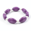 Purple Plum Pearl Bracelet