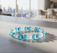 Aquamarine White  Bracelet 