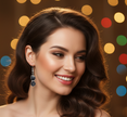 black beaded earrings