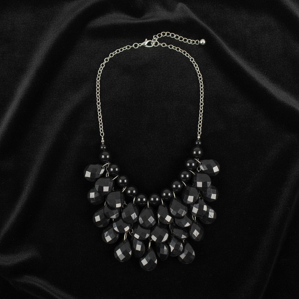 Black Silver Necklace