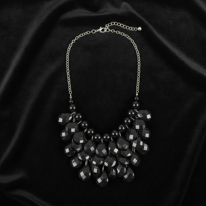 Black Silver Necklace