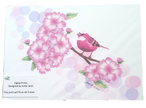 Digital A5 Pink Bird on Branch A5