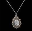 Gothic Cameo Black Background - Full Bleed