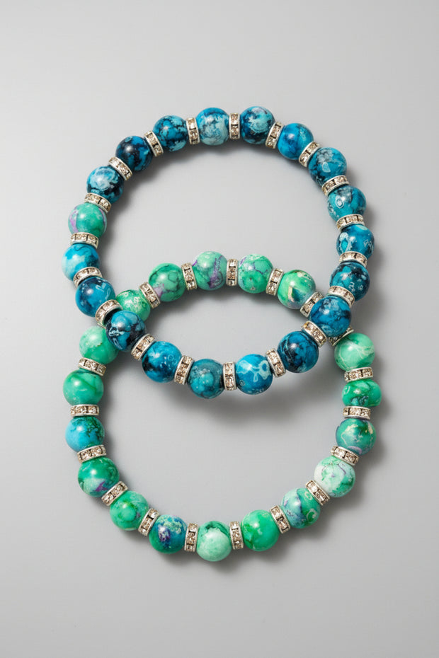 Green Blue Bracelets