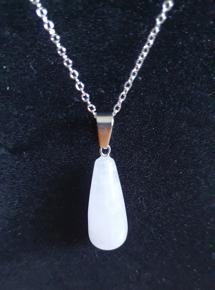 Ivory Polished Drop Necklace 