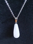 Ivory Polished Drop Necklace 