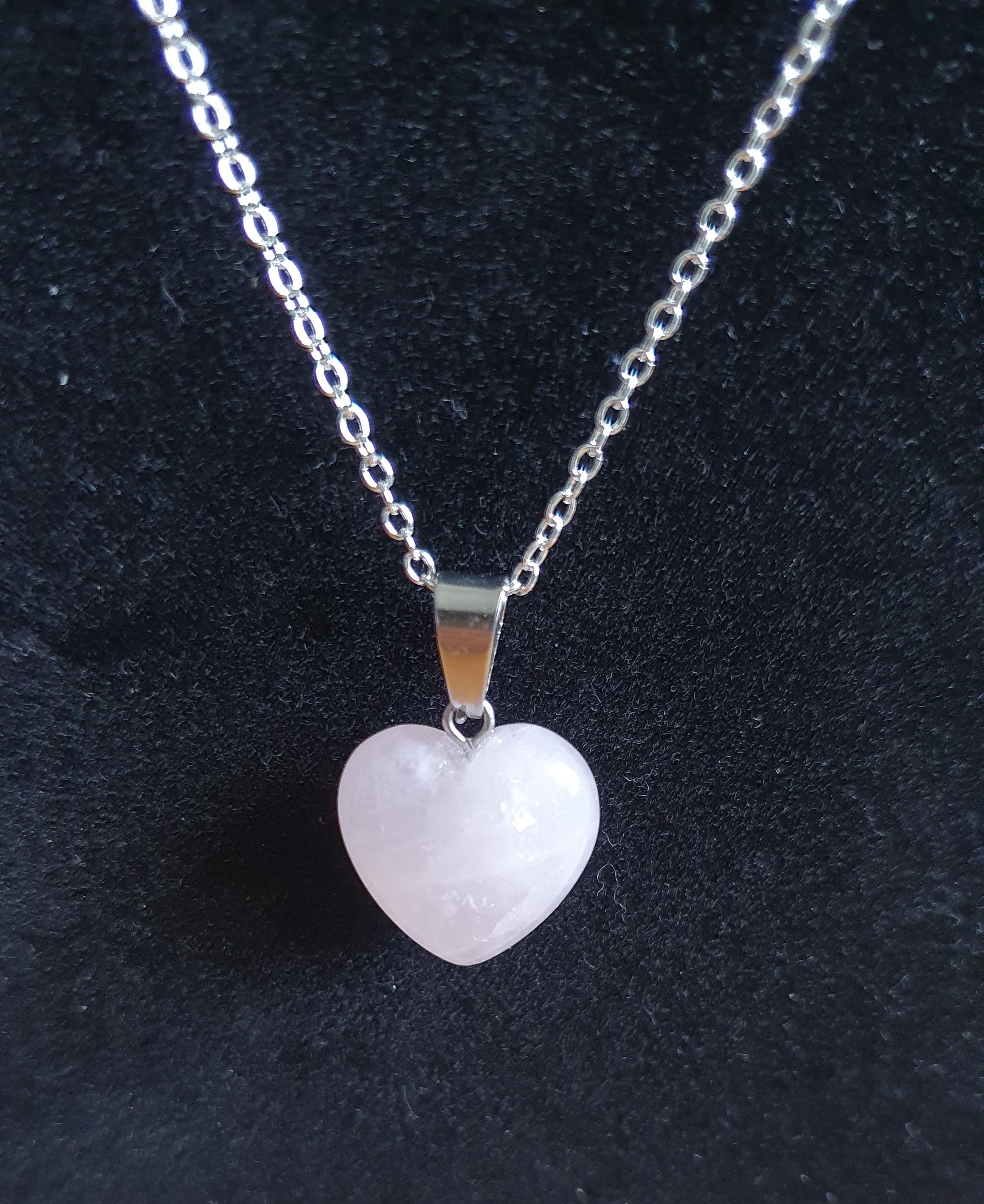 Pink Polished Stone Necklace