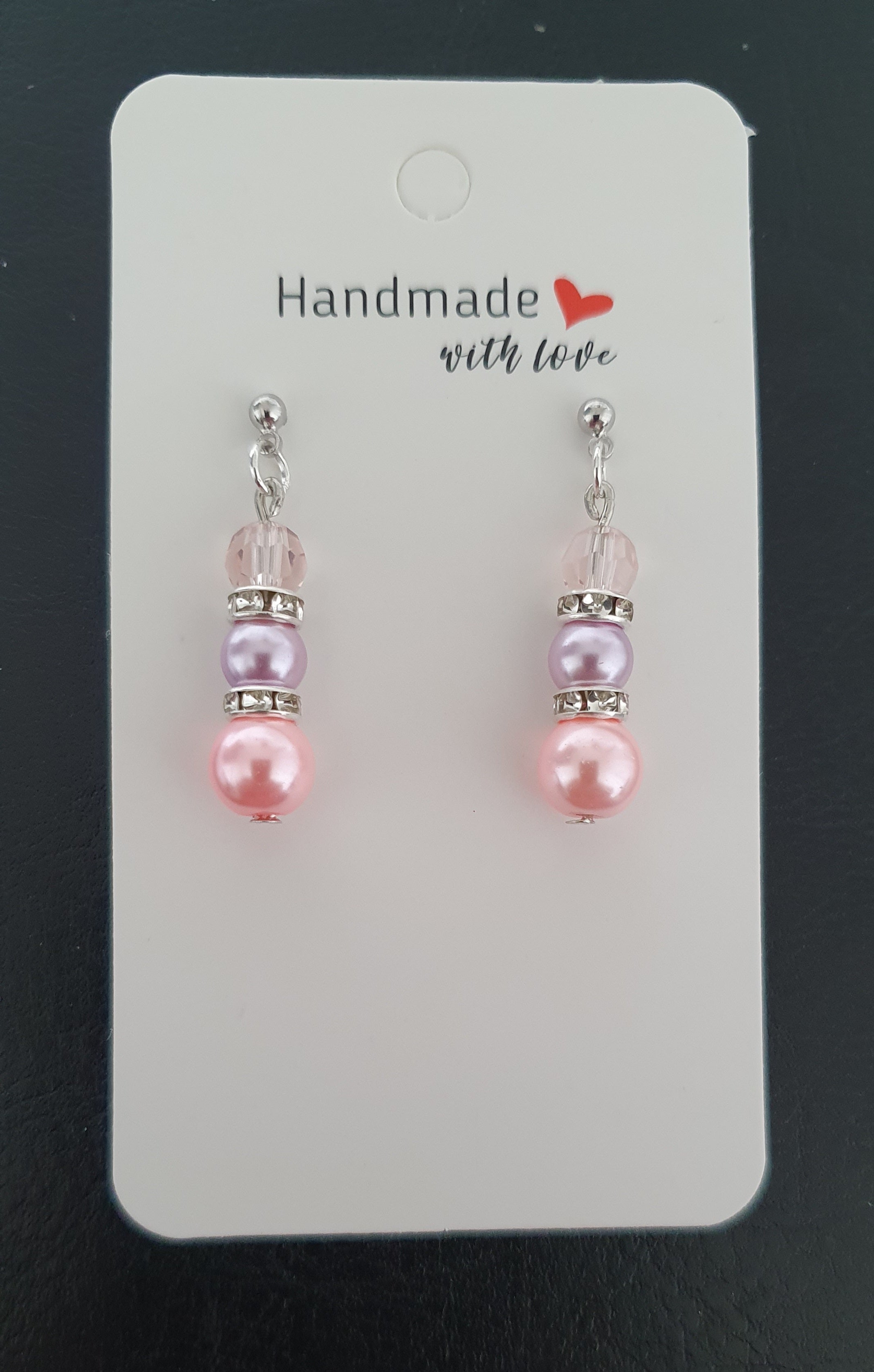 Pretty Pink Stud Earrings