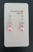 Pretty Pink Stud Earrings