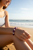Purple Bracelet Pearl 