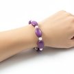 Purple Pearl Beaded Bracelet