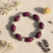 Purple Pearl Bracelet