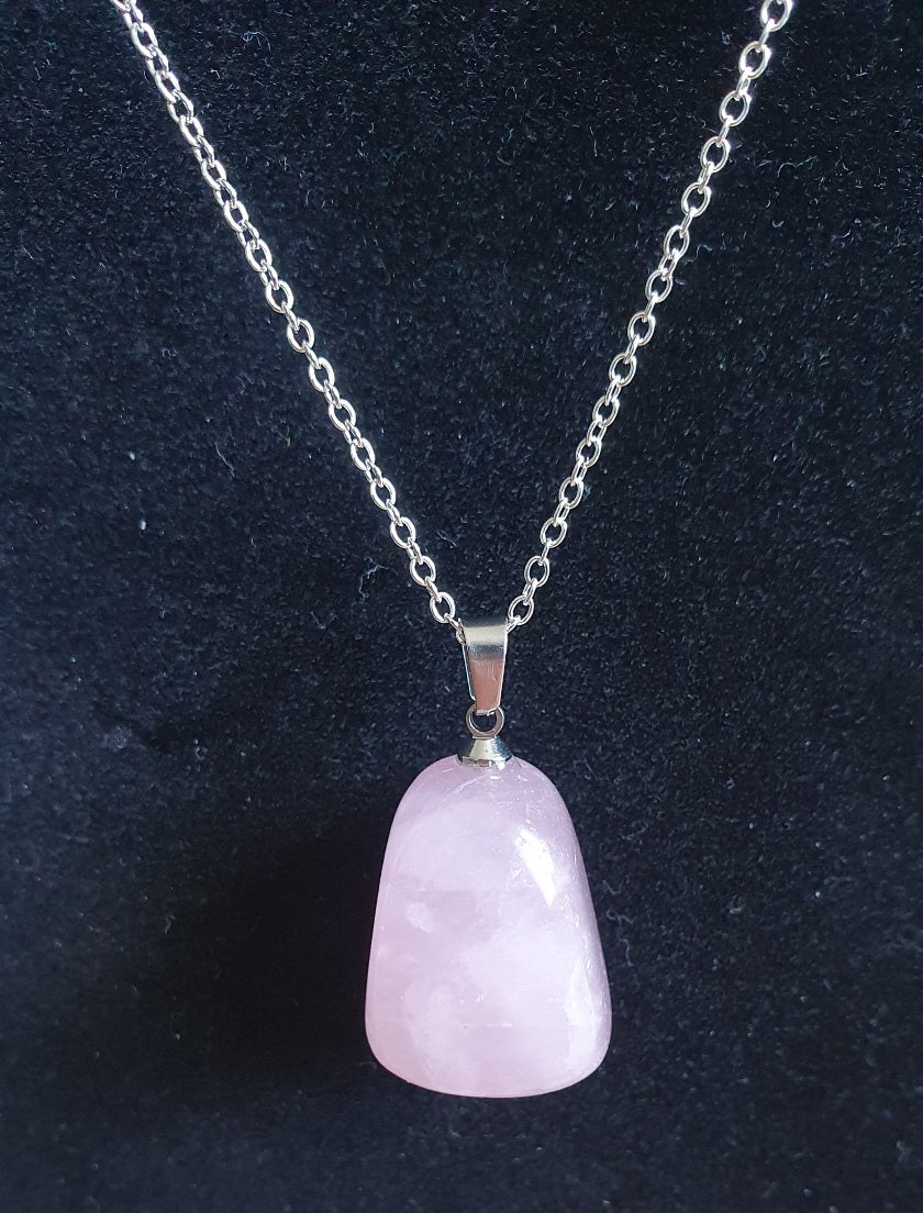 Rose Quartz Stone Pendant