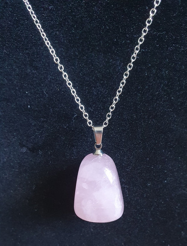 Rose Quartz Stone Pendant