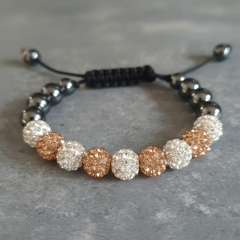 Shamballa bracelet - close up