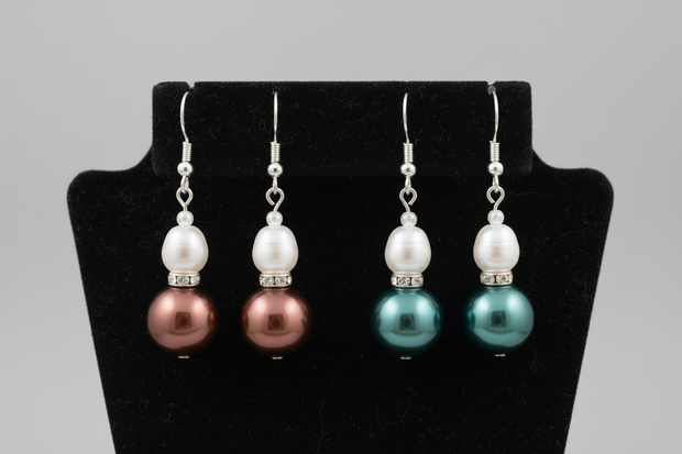 Handmade Plated Silver Earrings - Arts Crafts Shack