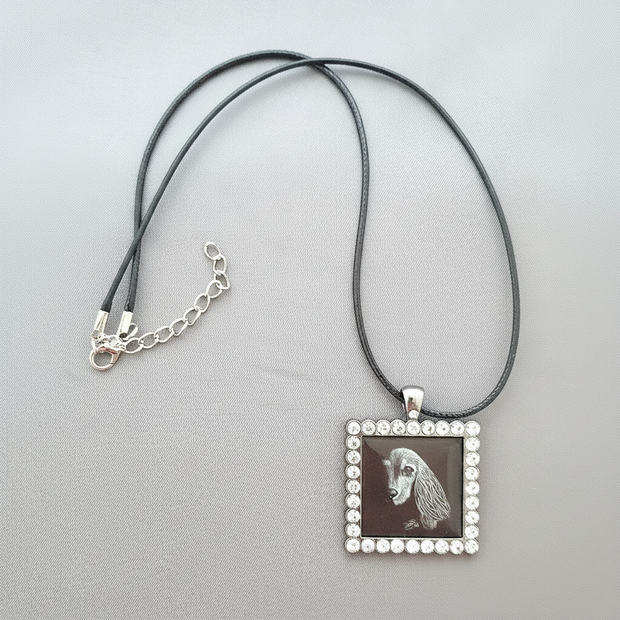 Spaniel Pendant Flat Lay - Retry