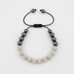 White Sparkly Disco Beads Bracelet